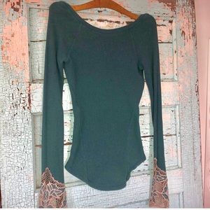 Free People Long Sleeve Henley S
